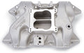 Edelbrock Performer Intake Manifold for 383 Chrysler B-Series Engines, Dual Plane, Aluminum, Natural Finish