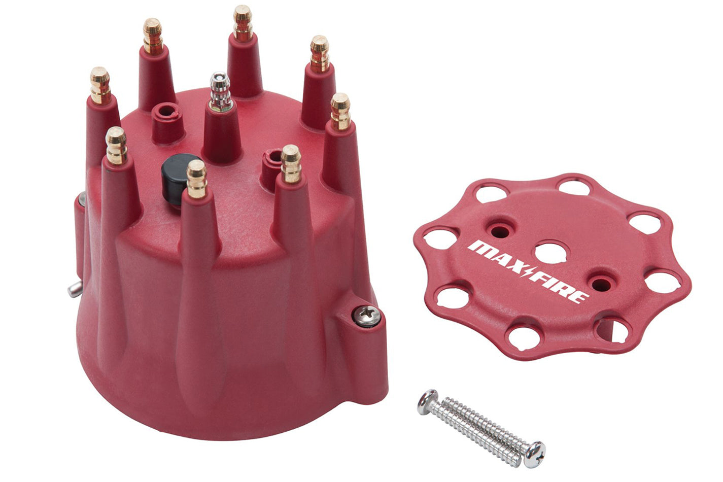 Edelbrock 22732 Distributor Cap for Chevy V8 with Brass Terminals and Twist Lock