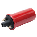 Edelbrock Max-Fire Ignition Coil 22741 Oil Filled Red Canister 0.45 Ohm Female Socket