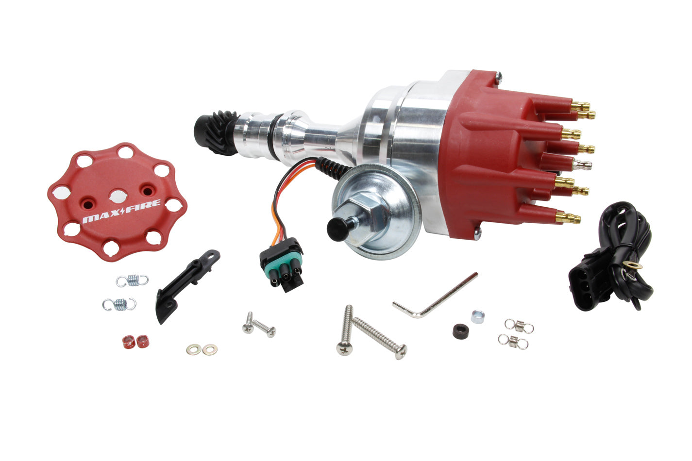 Edelbrock Max-Fire Distributor RTR for Oldsmobile V8 Engines with Magnetic Pickup and Mechanical Vacuum Advance