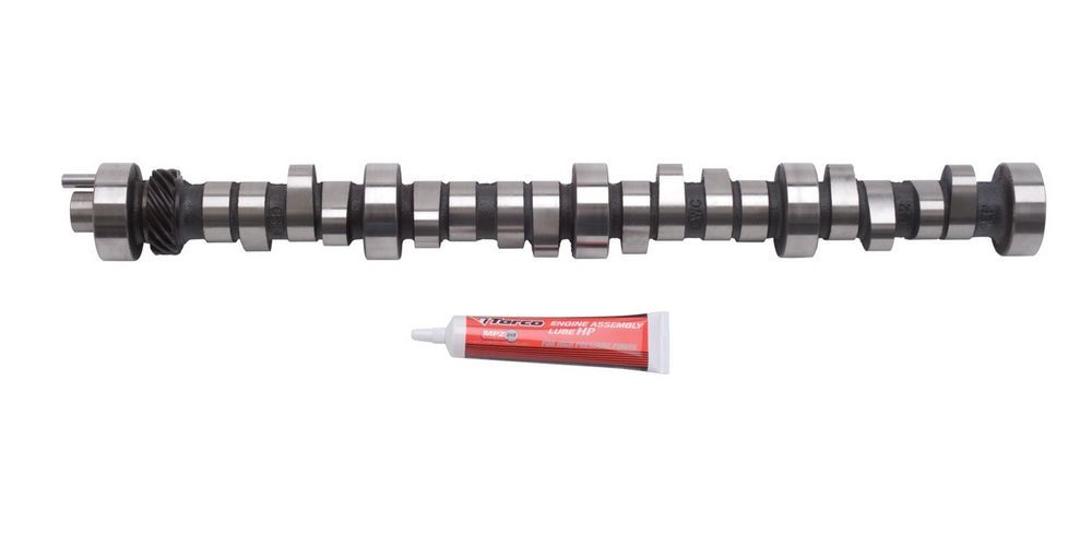 Edelbrock 2281 SBF Hydraulic Roller Camshaft for 351W Engine, 0.573 Inch Lift / 0.582 Inch Lift, 299 / 302 Duration, 112 LSA, 1500-6500 RPM Range