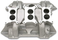 Edelbrock 2475 Mopar CH-6B 6-Pack Intake Manifold for RB Engines, Aluminum, Natural Finish