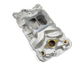Edelbrock 2506 Performer RPM Marine Intake Manifold for Small Block Chevy, Square Bore, Dual Plane Aluminum, Natural Finish