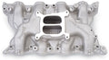 Edelbrock 2665 SBF Performer Intake Manifold for 351C-4V Engines, Square Bore, Dual Plane, Aluminum, Natural Finish