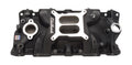 Edelbrock SBC Performer EPS Intake Manifold Square Bore Dual Plane Aluminum with Black Finish