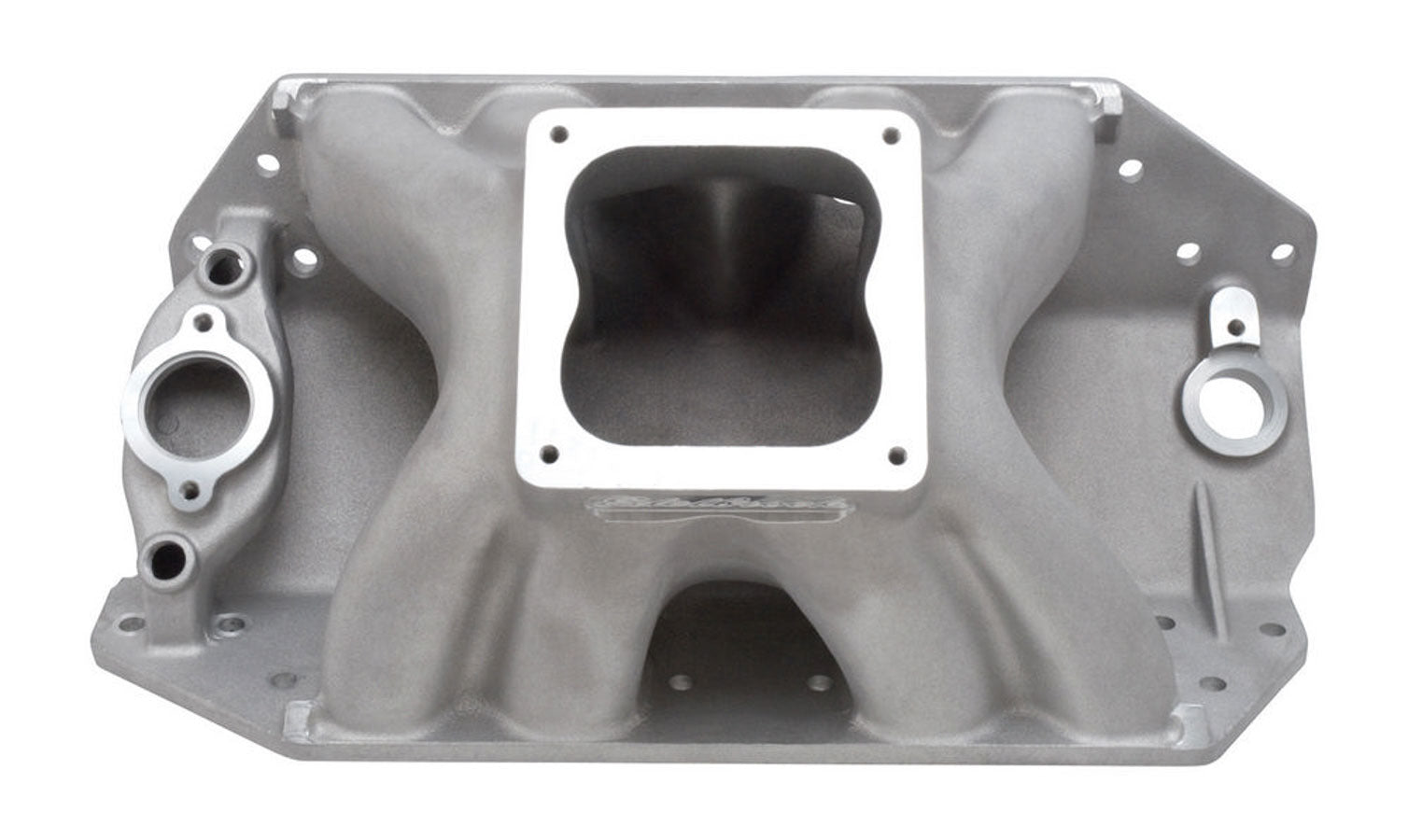 Edelbrock 28001 Big Victor II Intake Manifold for Big Block Chevy, Single Plane, Rectangular Port, Aluminum, Natural Finish