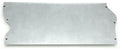 Edelbrock 2833 SBF Intake Valley Cover, Aluminum, Natural Finish, 9.5 Inches Deep