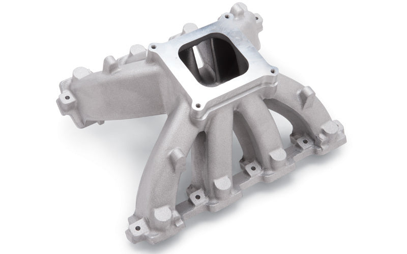 Edelbrock 2887 Super Victor LS7 Intake Manifold for GM LS-Series Engines, Square Bore, Single Plane, Rectangle Port, Aluminum, Natural Finish