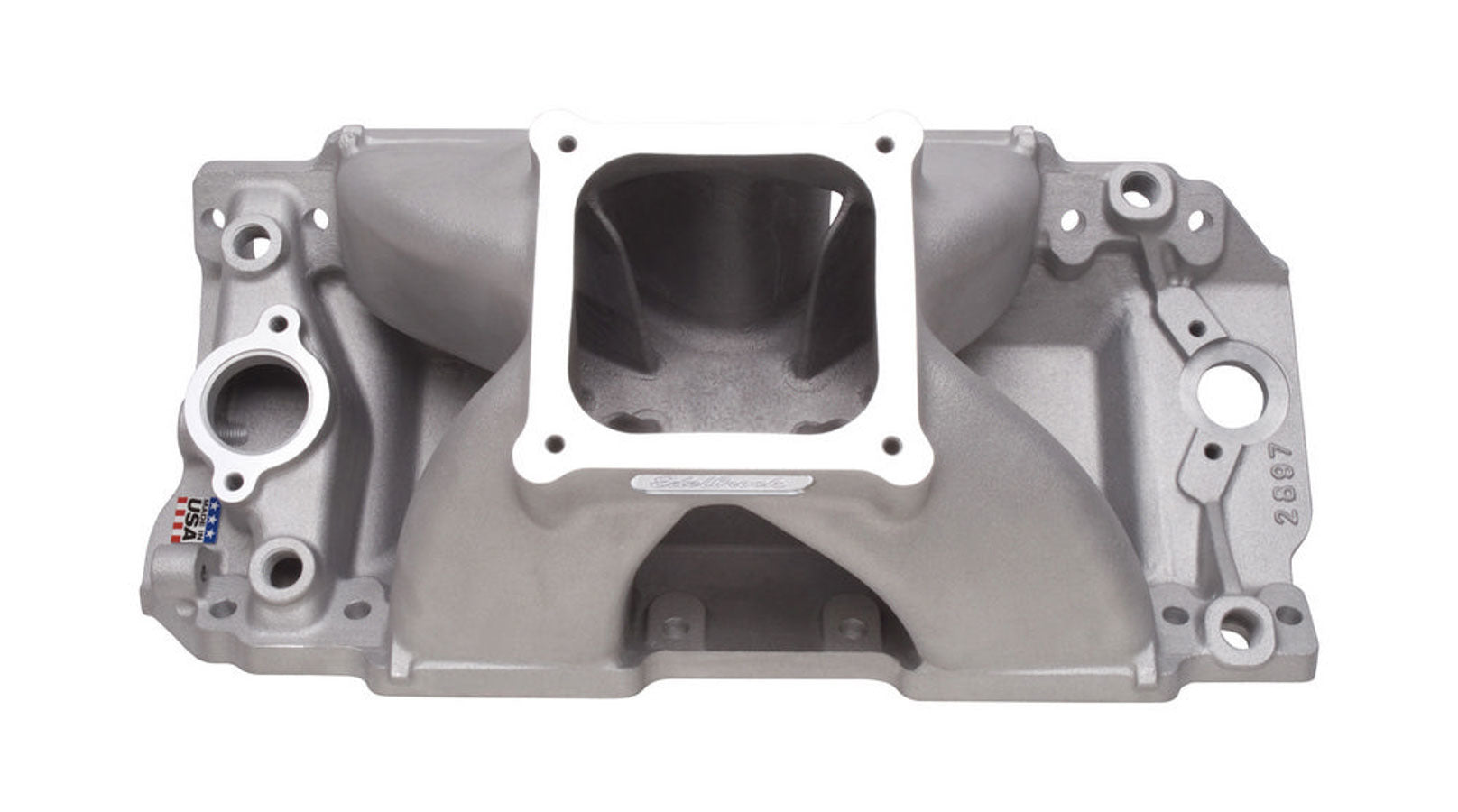 Edelbrock 2897 Super Victor II Intake Manifold for Big Block Chevy, Single Plane, Aluminum, Rectangle Port