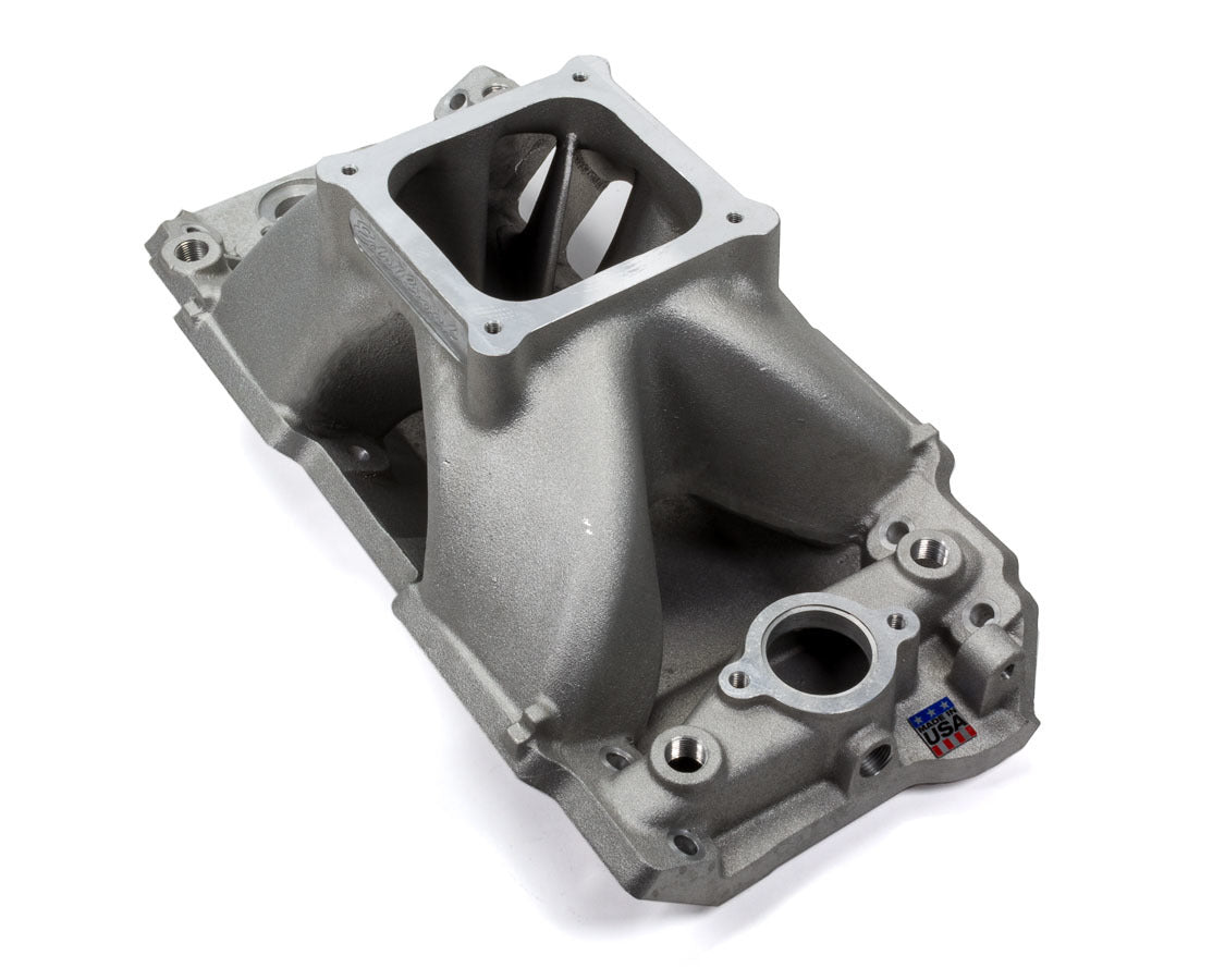 Edelbrock 28978 Super Victor II Intake Manifold for Big Block Chevy, Single Plane, Rectangle Port, Aluminum Natural Finish