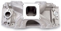 Edelbrock BBC Victor Jr. 454-R Intake Manifold for Big Block Chevy, Square Bore, Single Plane, Rectangle Port, Aluminum, Natural Finish