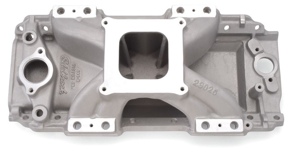 Edelbrock 29025 BBC Victor Jr. EFI Intake Manifold for Big Block Chevy, Single Plane, Aluminum, Natural Finish
