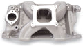 Edelbrock Victor SBM Intake Manifold for Small Block Mopar 340-360 Cubic Inches, Aluminum, Natural Finish