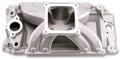 Edelbrock 2916 BBC Victor Manifold Tall Deck Single Plane Aluminum Intake with Dominator Flange