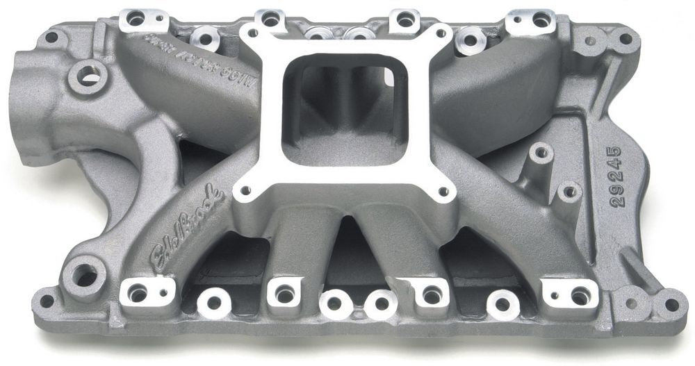 Edelbrock 29245 SBF Victor EFI Manifold for Small Block Ford 351W, Aluminum, Natural Finish