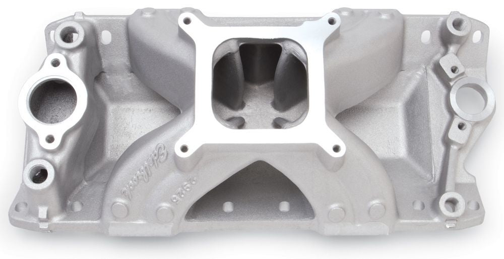Edelbrock SBC Super Victor 2925 23 Degree Intake Manifold for Small Block Chevy
