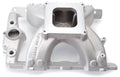 Edelbrock 2957 Pontiac Victor Intake Manifold for Pontiac V8 Engines, Single Plane, Aluminum, Natural Finish