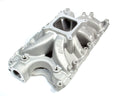 Edelbrock Victor Jr. Intake Manifold for Small Block Ford 351W with 9.5 Inch Deck, Square Bore, Single Plane, Aluminum, Natural Finish