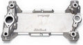 Edelbrock Victor SBC Intake Manifold Base for Small Block Chevy, Aluminum, Natural Finish