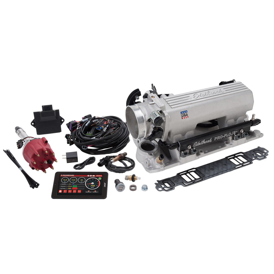Edelbrock 35810 Pro-Flo 4 XT Fuel Injection Kit for Small Block Chevy with 35 lb/hr Injectors and 1100 CFM