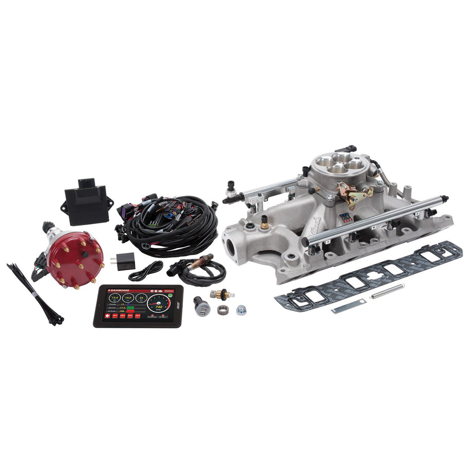 Edelbrock Pro-Flo 4 EFI Kit for Small Block Ford 351W, 35 lb/hr Injectors, 1000 CFM, Aluminum Manifold