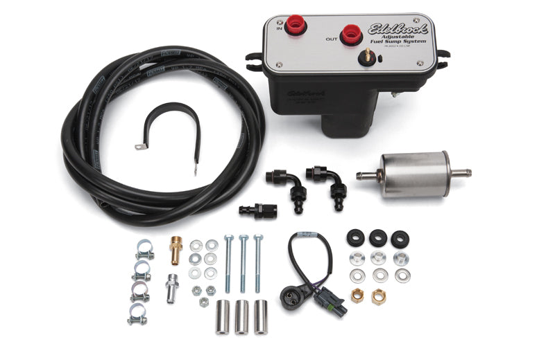 Edelbrock 36031 Universal EFI Fuel Sump Tank Kit with 67 GPH Flow at 90 PSI