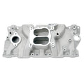 Edelbrock SBC Performer Intake Manifold Part #3706 Square Bore Dual Plane Aluminum for Small Block Chevy