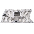 Edelbrock 3711 Olds Performer Intake Manifold for 350 V8 Engines, Dual Plane Aluminum, Natural Finish