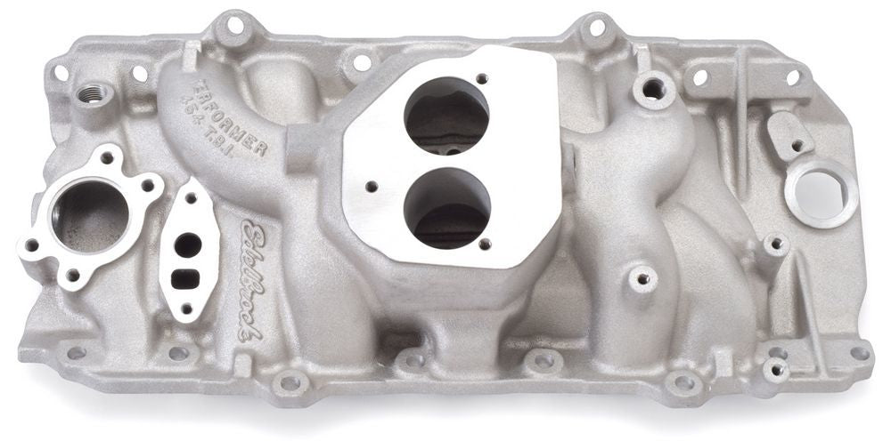 Edelbrock 3764 Performer Intake Manifold for Big Block Chevy 454 with EGR, TBI, Rectangle Port, Aluminum