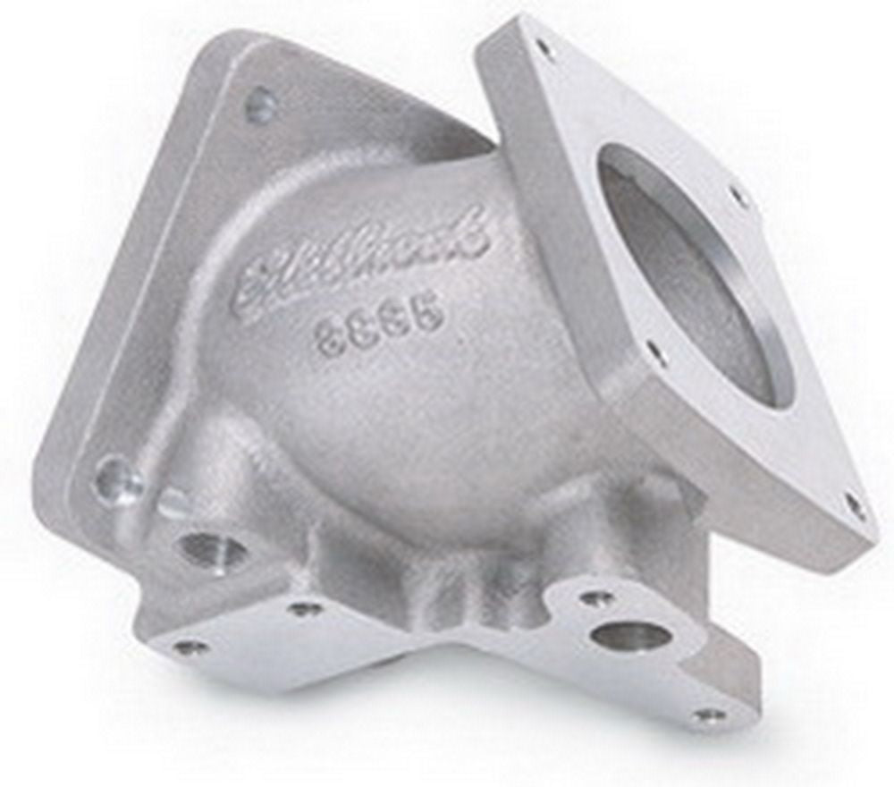 Edelbrock 3835 Intake Elbow for Small Block Ford Mustang 1994-95, Aluminum Natural Finish