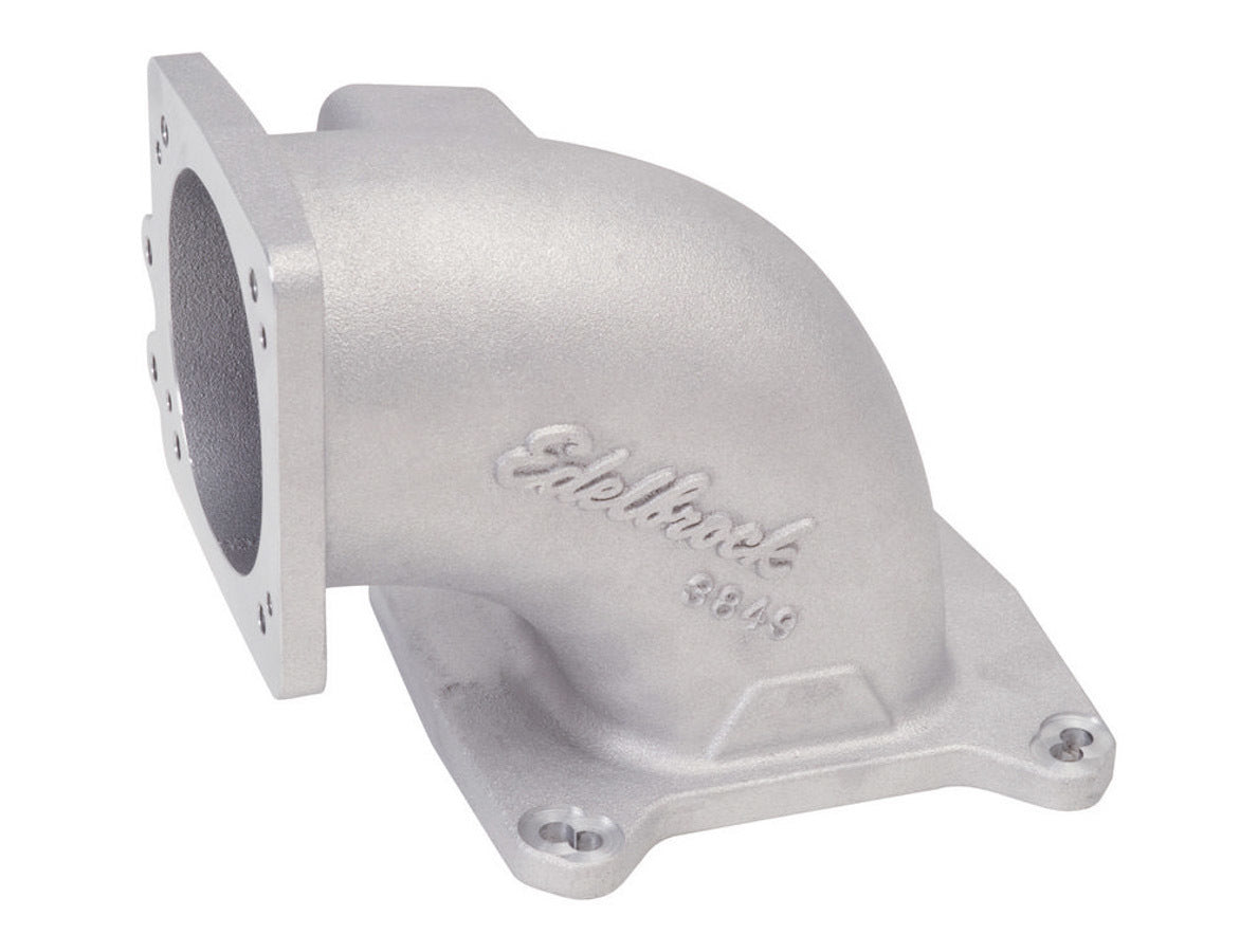 Edelbrock 3849 95mm High-Flow Intake Elbow for Throttle Body, Aluminum, Natural Finish