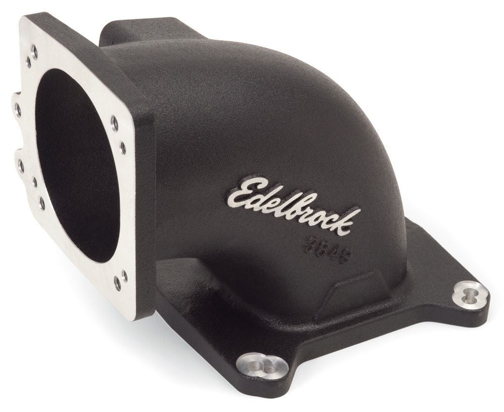 Edelbrock 38493 95mm High-Flow Throttle Body Intake Elbow for Performance Applications