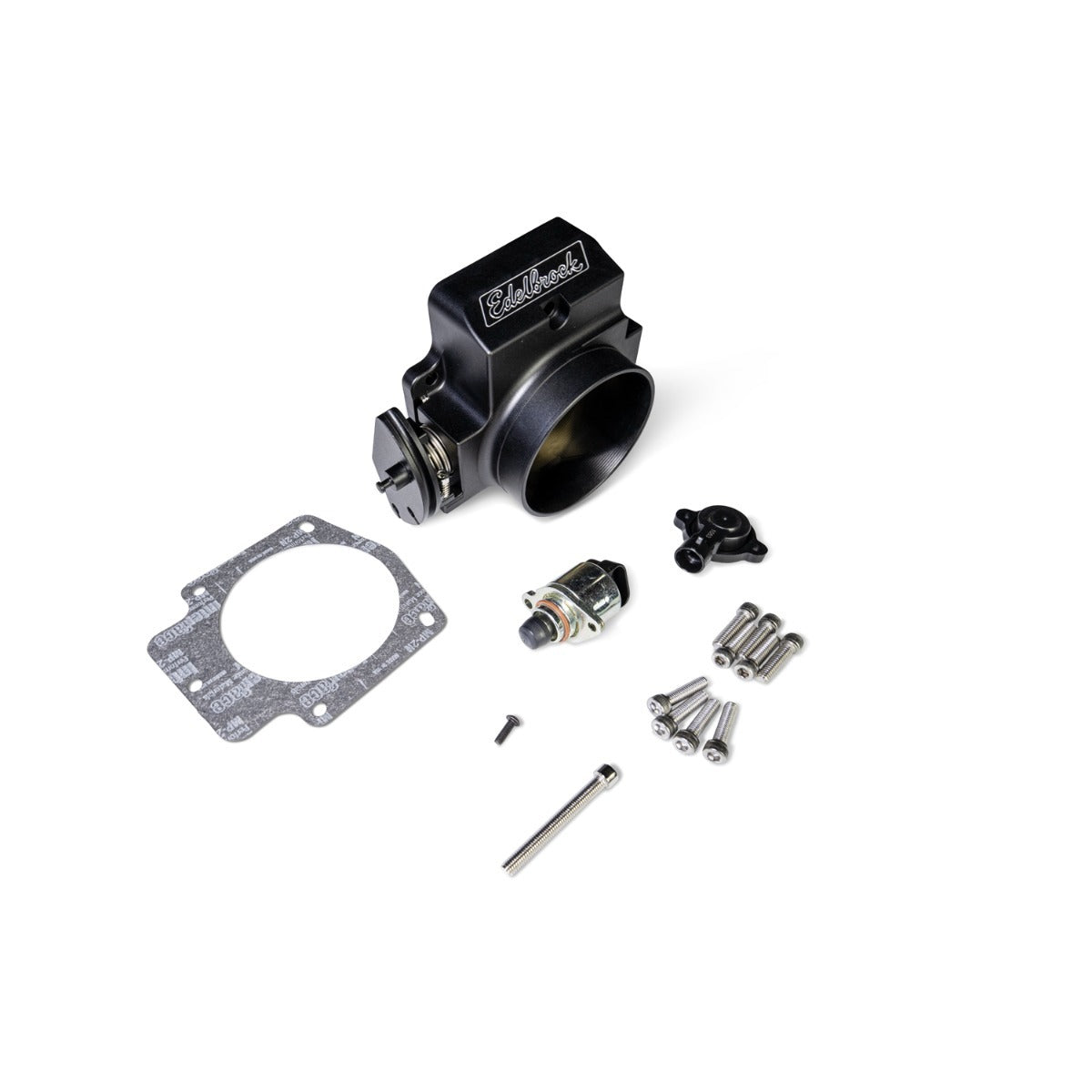 Edelbrock 39703 Pro Flo XT Throttle Body 90mm Black Matte Finish for GM LS-Series