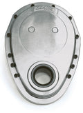 Edelbrock SBC Aluminum Timing Cover Kit with Gaskets and Hardware for Small Block Chevy and GM V6