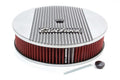 Edelbrock 4266 Elite II Series 14-Inch Round Air Cleaner Kit with 3-Inch Element and Dropped Base