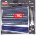 Edelbrock Pro-Flo Air Filter Cone 6.7 Inch Tall Blue and Chrome Universal Clamp-On