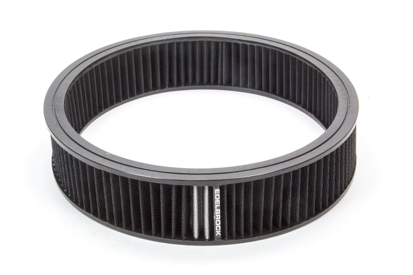 Edelbrock 43668 Pro-Flo Round Air Filter Element 14 Inch Diameter x 3 Inch Tall Cotton Black
