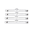 Edelbrock 4404 Chrome Valve Cover Hold Down Tabs for Small Block Chevy and V6 Engines, Set of 4