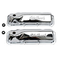 Edelbrock 4461 Signature Series Valve Cover for Ford 351M/400 with Chrome Finish