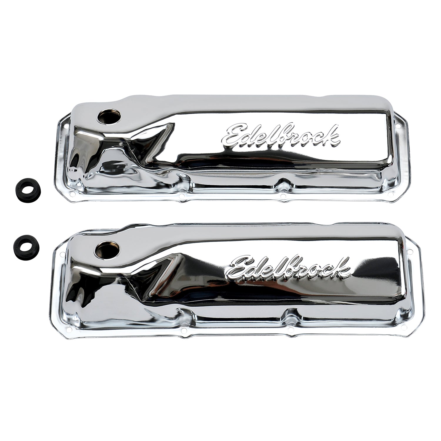 Edelbrock 4461 Signature Series Valve Cover for Ford 351M/400 with Chrome Finish