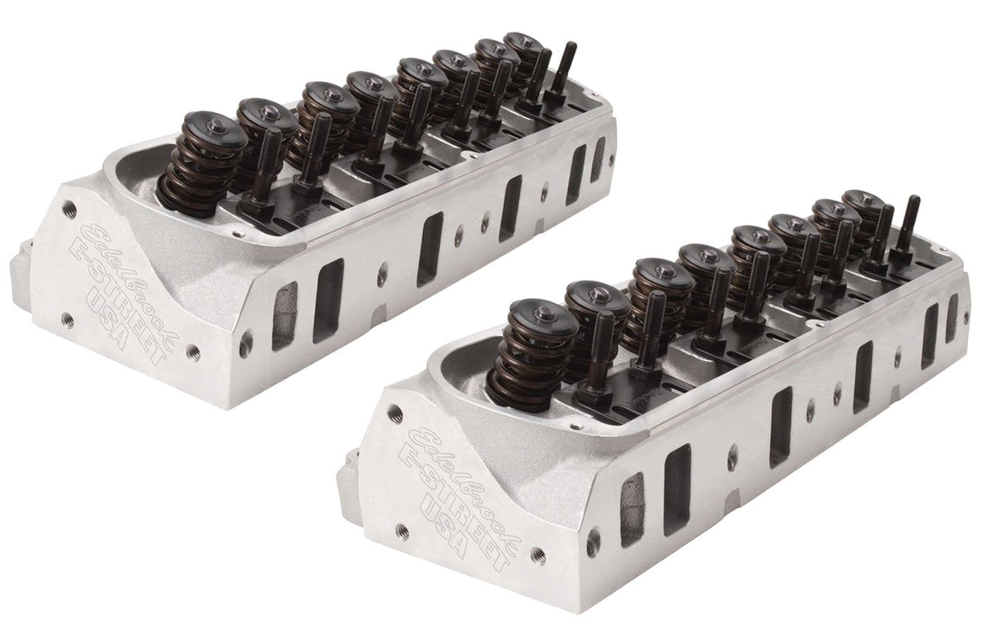 Edelbrock 5023 SBF E-Street Cylinder Heads with 60cc Combustion Chamber and 1.90/1.60 Valve Sizes