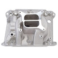 Edelbrock 5486 Buick V6 Performer Intake Manifold for 231-252 Cubic Inches, Square Bore, Dual Plane Aluminum, Natural Finish
