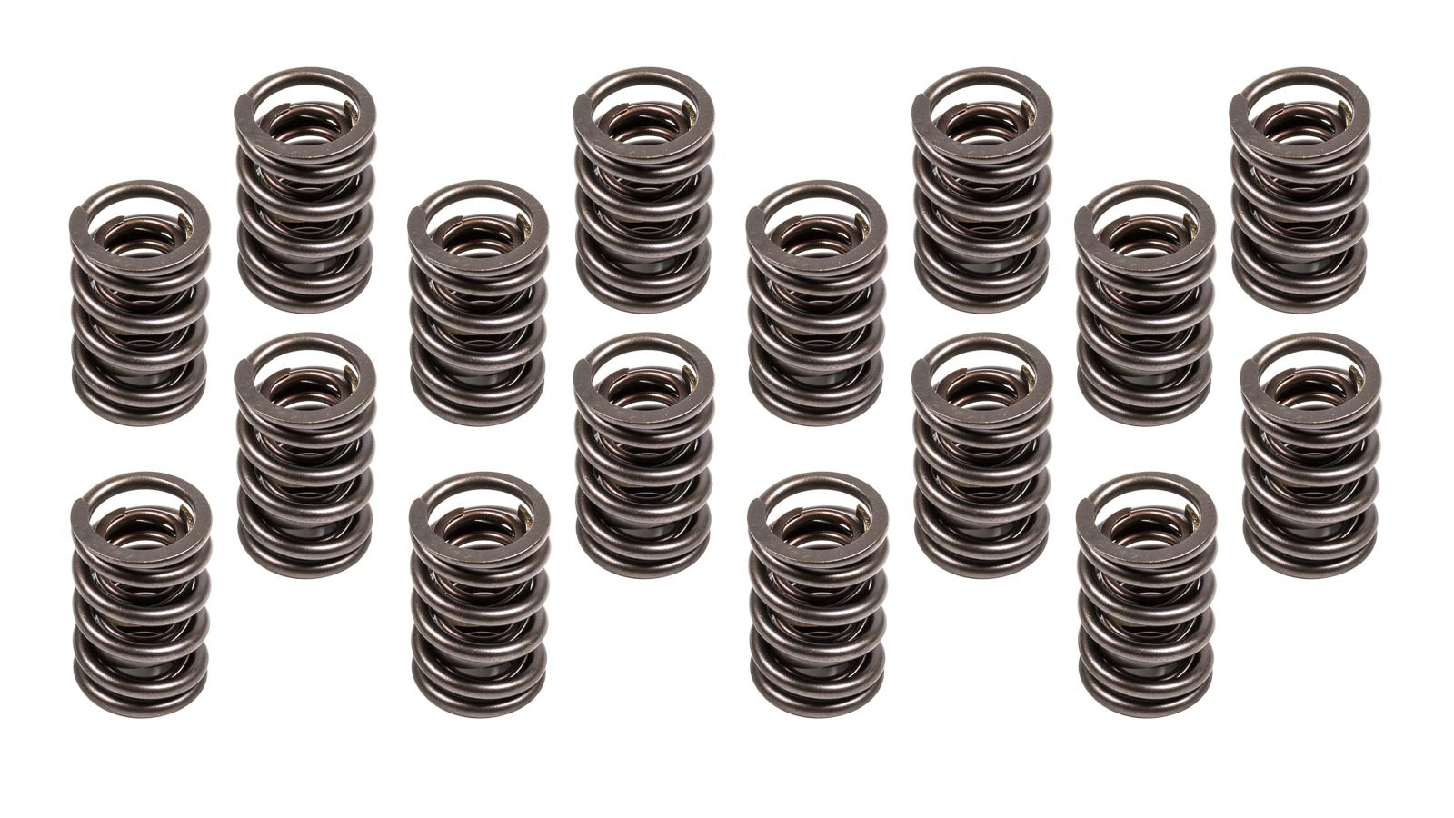 Edelbrock 5821 1.540 Inch Valve Spring Set with Dual Spring and Damper, 390 lb/in Spring Rate, Set of 16