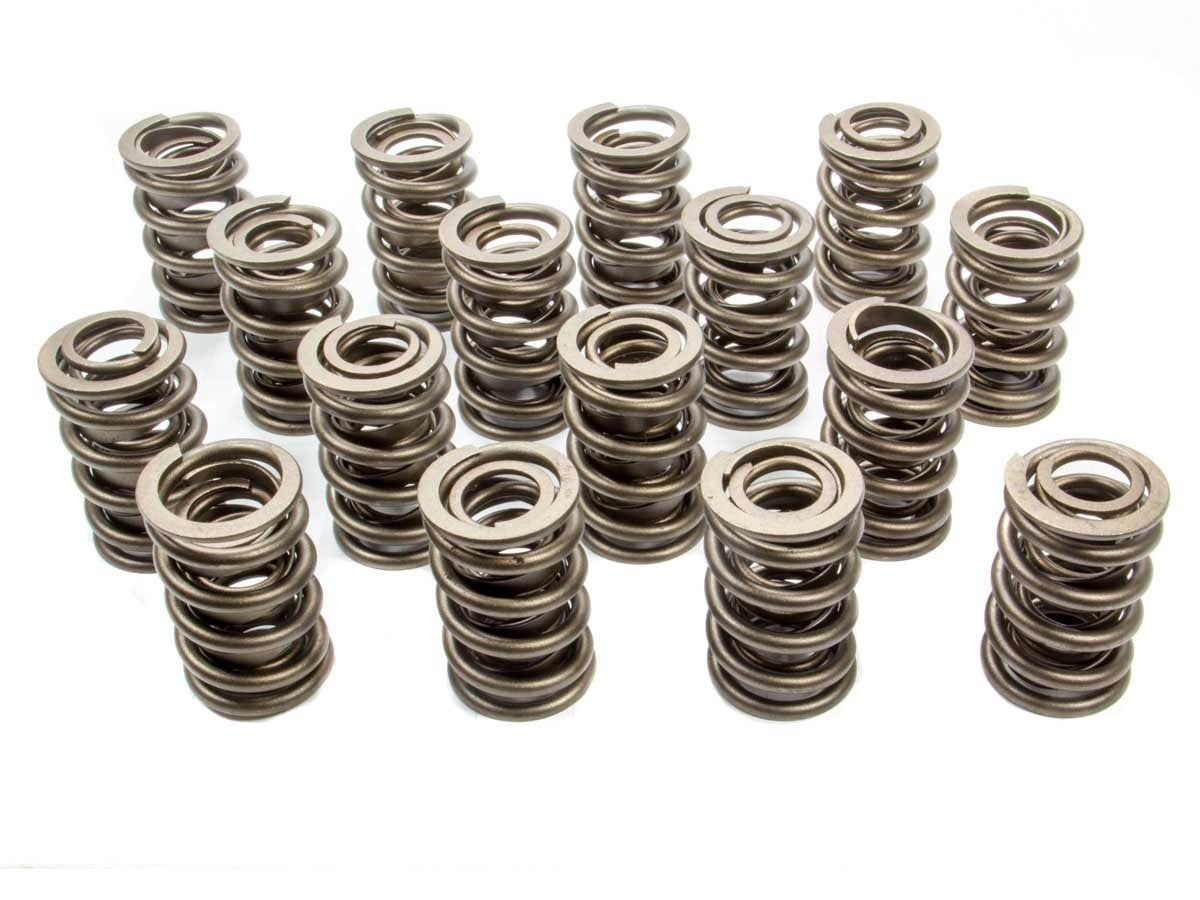 Edelbrock Victor Series Valve Spring Set for Small Block Chevy, Dual Spring with Damper, 466 lb/in Spring Rate, Set of 16