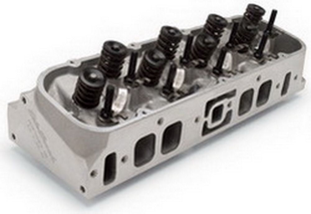 Edelbrock 60499 BBC Performer High-Compression Cylinder Head with 2.190 Inch Valves and Aluminum Construction
