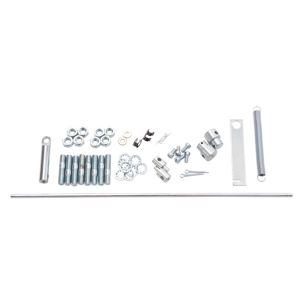 Edelbrock 7097 Throttle Linkage Kit for Small Block Chevy Dual Quad Intake