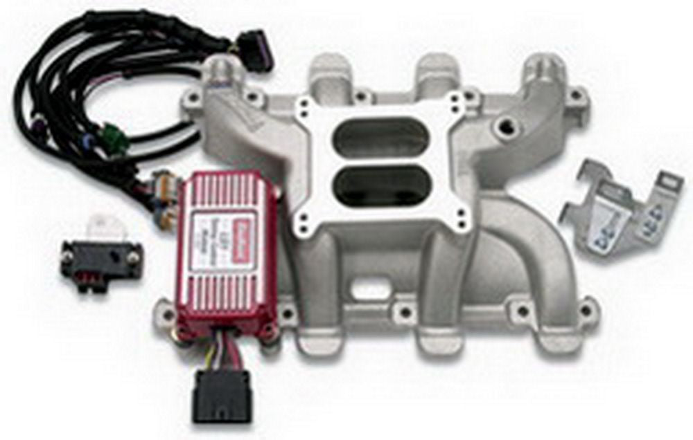 Edelbrock Performer RPM LS1 Intake Manifold, Square Bore Dual Plane, Cathedral Port, Aluminum, Natural Finish