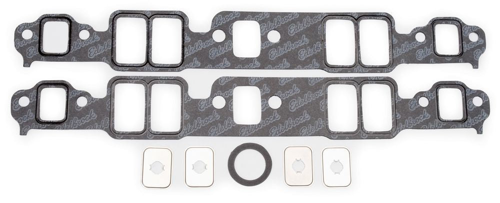 Edelbrock 7201 Intake Gasket Set for Small Block Chevy 55-86 with Rectangular Ports