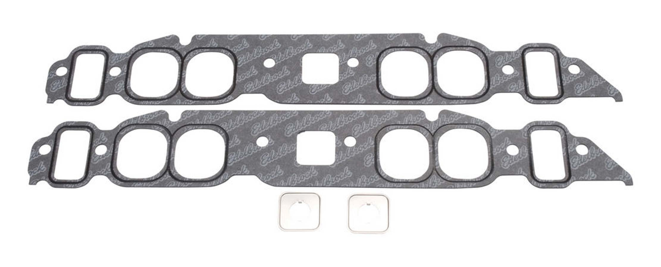 Edelbrock 7203 Intake Gasket Set for Big Block Chevy, Oval Port, 0.06 Inch Thickness