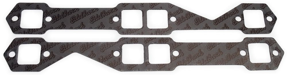 Edelbrock 7204 Exhaust Header and Manifold Gasket Set for Small Block Chevy, 1.5 Inch Rectangular Port, Steel Core Laminate, Pair